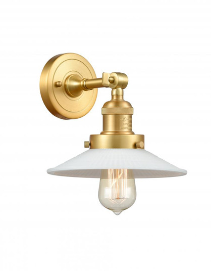 Halophane - 1 Light - 9 inch - Satin Gold - Adjustable Sconce (3442|203-SG-G1)