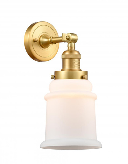 Canton - 1 Light - 7 inch - Satin Gold - Adjustable Sconce (3442|203-SG-G181-LED)