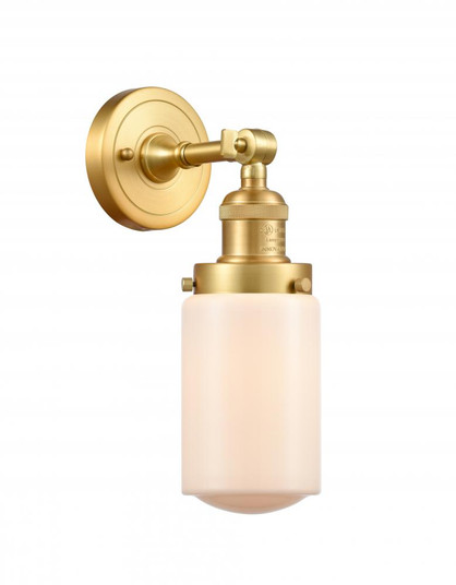 Dover - 1 Light - 5 inch - Satin Gold - Adjustable Sconce (3442|203-SG-G311-LED)