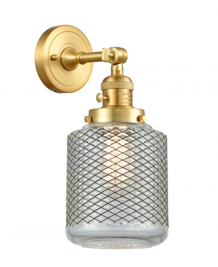 Stanton - 1 Light - 6 inch - Satin Gold - Adjustable Sconce (3442|203SW-SG-G262)