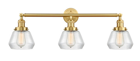 Fulton - 3 Light - 30 inch - Satin Gold - Bath Vanity Light (3442|205-SG-G172-LED)
