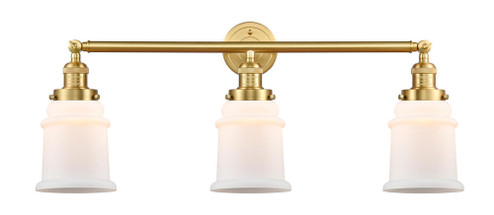 Canton - 3 Light - 30 inch - Satin Gold - Bath Vanity Light (3442|205-SG-G181)