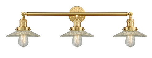 Halophane - 3 Light - 33 inch - Satin Gold - Bath Vanity Light (3442|205-SG-G2-LED)