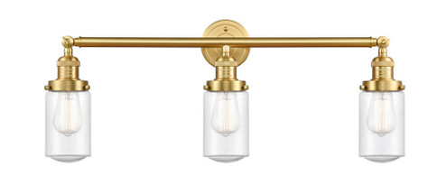 Dover - 3 Light - 31 inch - Satin Gold - Bath Vanity Light (3442|205-SG-G314-LED)