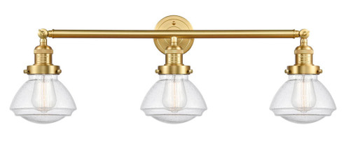 Olean - 3 Light - 31 inch - Satin Gold - Bath Vanity Light (3442|205-SG-G324)