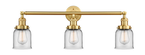 Bell - 3 Light - 30 inch - Satin Gold - Bath Vanity Light (3442|205-SG-G52-LED)