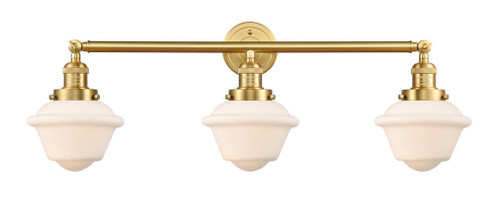 Oxford - 3 Light - 34 inch - Satin Gold - Bath Vanity Light (3442|205-SG-G531)