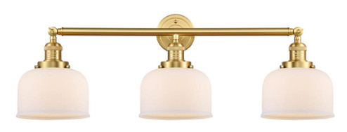 Bell - 3 Light - 32 inch - Satin Gold - Bath Vanity Light (3442|205-SG-G71)