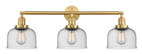 Bell - 3 Light - 32 inch - Satin Gold - Bath Vanity Light (3442|205-SG-G74)