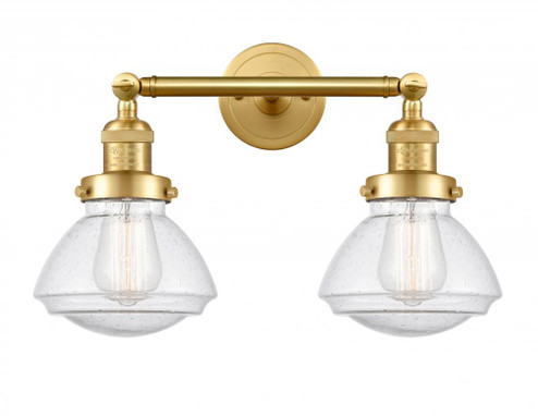 Olean - 2 Light - 17 inch - Satin Gold - Adjustable Bath Vanity Light (3442|208-SG-G324)