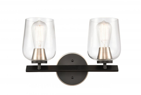 Remy - 2 Light - 15 inch - Black Satin Nickel - Bath Vanity Light (3442|420-2W-BSN-CL)