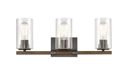 Westlake - 3 Light - 23 inch - Matte Black - Bath Vanity Light (3442|445-3W-BK-SDY)