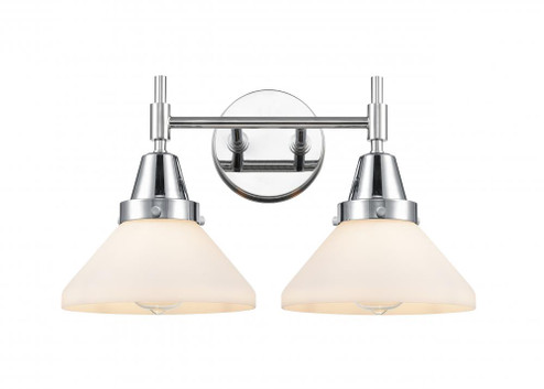 Caden - 2 Light - 17 inch - Polished Chrome - Bath Vanity Light (3442|447-2W-PC-W-LED)