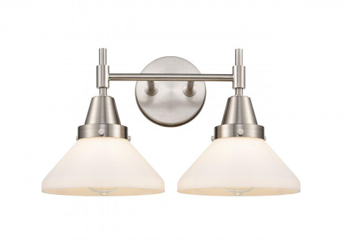 Caden - 2 Light - 17 inch - Satin Nickel - Bath Vanity Light (3442|447-2W-SN-W-LED)