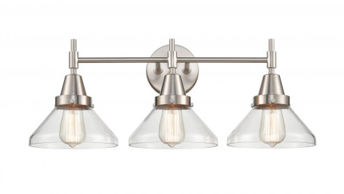 Caden - 3 Light - 26 inch - Satin Nickel - Bath Vanity Light (3442|447-3W-SN-CL-LED)