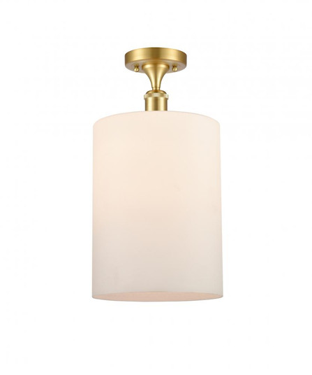Cobbleskill - 1 Light - 9 inch - Satin Gold - Semi-Flush Mount (3442|516-1C-SG-G111-L)