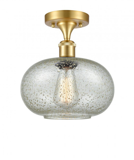 Gorham - 1 Light - 10 inch - Satin Gold - Semi-Flush Mount (3442|516-1C-SG-G249-LED)