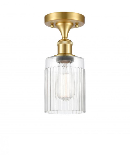 Hadley - 1 Light - 5 inch - Satin Gold - Semi-Flush Mount (3442|516-1C-SG-G342)