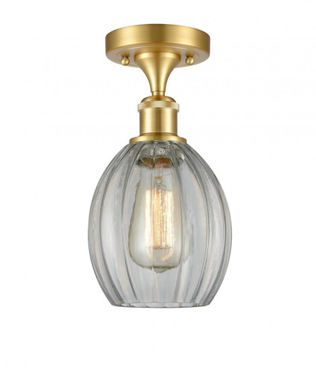 Eaton - 1 Light - 6 inch - Satin Gold - Semi-Flush Mount (3442|516-1C-SG-G82-LED)