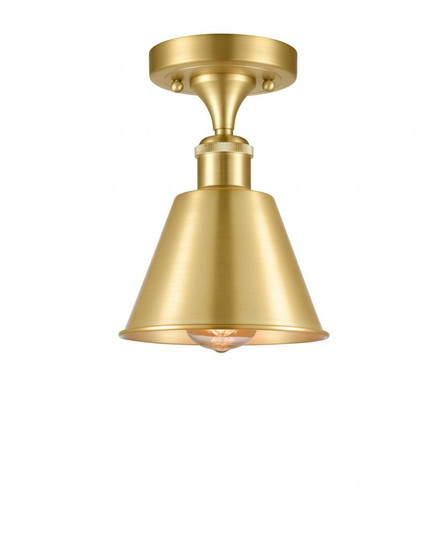 Smithfield - 1 Light - 7 inch - Satin Gold - Semi-Flush Mount (3442|516-1C-SG-M8-LED)