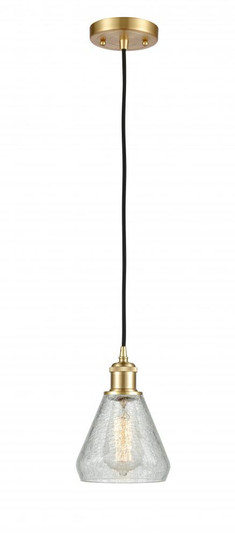 Conesus - 1 Light - 6 inch - Satin Gold - Cord hung - Mini Pendant (3442|516-1P-SG-G275-LED)