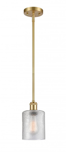 Cobbleskill - 1 Light - 5 inch - Satin Gold - Mini Pendant (3442|516-1S-SG-G112)