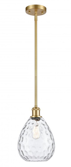 Waverly - 1 Light - 8 inch - Satin Gold - Mini Pendant (3442|516-1S-SG-G372-LED)
