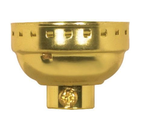 Aluminum Shell And Cap With Paper Liners; 1/8 IP With Set Screw; Brite Gilt Finish (27|80/1242)