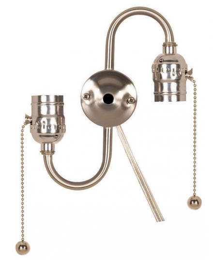 Twin Pull Chain Brite Gilt with End Ball; 14'' 18/2 SPT-2 105C Clear Silver Wire 18 AWM 105C (27|80/1269)