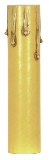 Drip Paper Candle Cover; Ivory Finish; 13/16'' Inside Diameter; 7/8'' Outside Diameter; 4'' (27|80/1454)