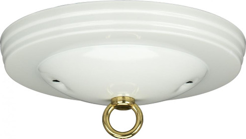 Standard Canopy Kit; White Finish; 5'' Diameter; 7/16'' Center Hole; 2-8/32 Bar Holes; (27|90/066)