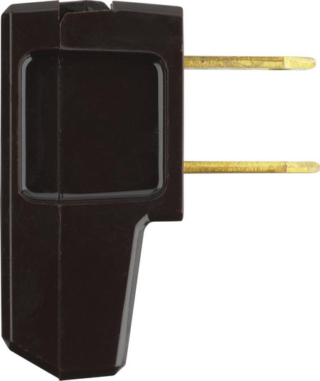 Quick Connect Flat Plug; Black Finish; Non Polarized; 18/2-SPT-2 And 16/2 SPT-2; 15A; 125V (27|90/1084)