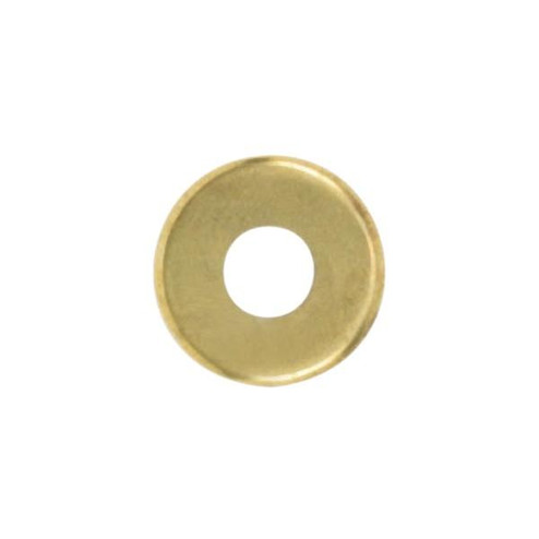 Turned Brass Check Ring; 1/8 IP Slip; Burnished And Lacquered; 1-1/2'' Diameter (27|90/1092)
