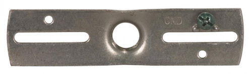 Crossbar; 1/4 IP; With Ground Screw; 1'' x 4-3/8''; Heavy Duty (27|90/1126)