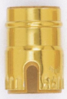 Aluminum Shell With Paper Liner; Pull Chain/Turn Knob; Brite Gilt Finish (27|90/1145)