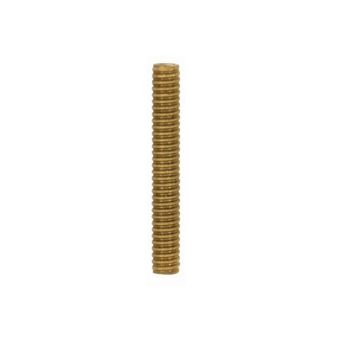 1/8 IP Solid Brass Nipple; Unfinished; 3'' Length; 3/8'' Wide (27|90/1192)