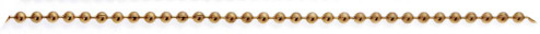 #6 Beaded Chain; 1/8'' Diameter; 100 Foot Spool; Brass Finish; Used On Pull Sockets And Switches (27|90/124)