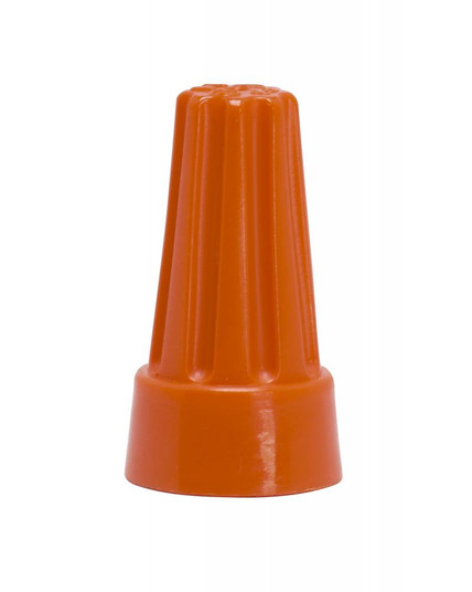 Wire Connector With Spring Inserts; For 105C Supply Wire; 600V; Medium; Orange Finish; 5 #18 Max (27|90/1419)