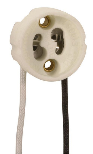 Round Halogen Socket GU10 w/Mounting Holes (27|90/1552)