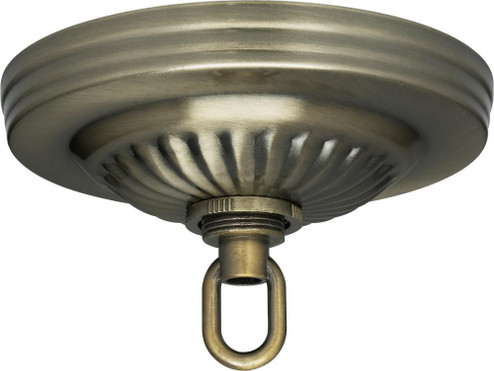Ribbed Canopy Kit; Antique Brass Finish; 5'' Diameter; 1-1/16'' Center Hole; Includes (27|90/193)