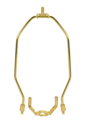 Light Duty Harp; Polished Brass Finish; 8'' Height; 1/8 IP Saddle; 1/4-27 Thread; 125 Carton (27|90/220)