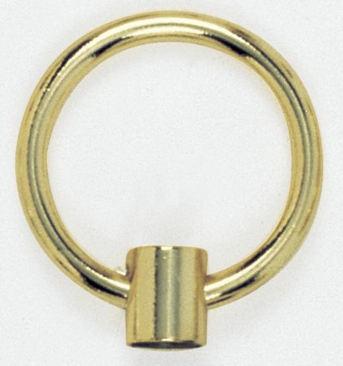 2'' Die Cast Fixture Loop; 1/8 IP With Wireway; 20lbs Max; Brass Plated Finish (27|90/263)