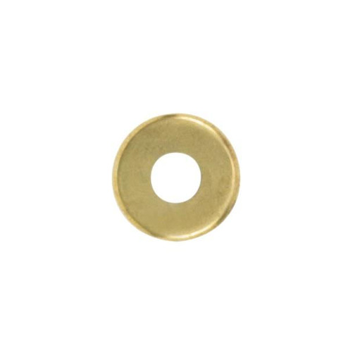 Steel Check Ring; Straight Edge; 1/8 IP Slip; Brass Plated Finish; 1-5/8'' Diameter (27|90/355)