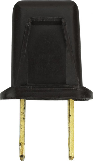 Attachment Plug; Polarized; 18/2-SPT-1; 10A-125V; Brown Finish (27|90/394)