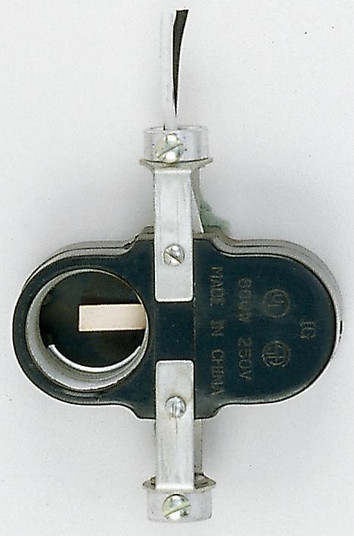 Twin Offset Lamp Socket (27|90/414)