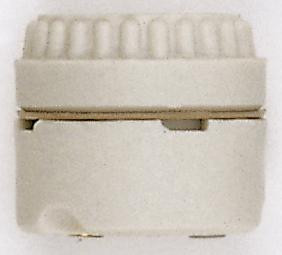 Two Piece Medium Base Porcelain Sign Receptacle; Screw Terminals; 1-1/2'' Height; 1-3/4'' (27|90/425)