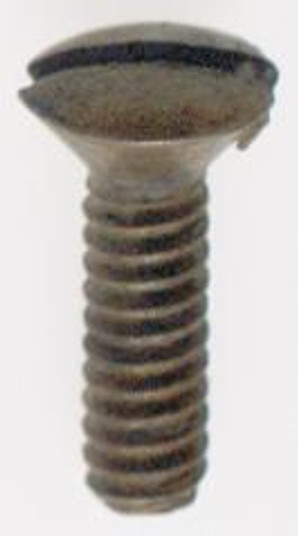 Steel Switchplate Screw; 6/32; Antique Brass Finish; 1/2'' Length (27|90/535)