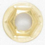 Steel Pal Nut; 1/8 IP; Brass Plated Finish (27|90/594)