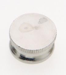 Brass Lock-Up Cap; 1/8 IP; 9/16'' Diameter; 1/4'' Height; Nickel Finish (27|90/640)