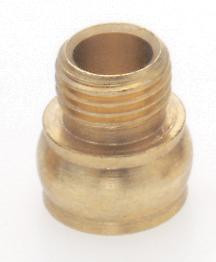 Brass Beaded Nozzles Brass Burnished And Lacquered; 1/8 F x 1/8 M (27|90/642)